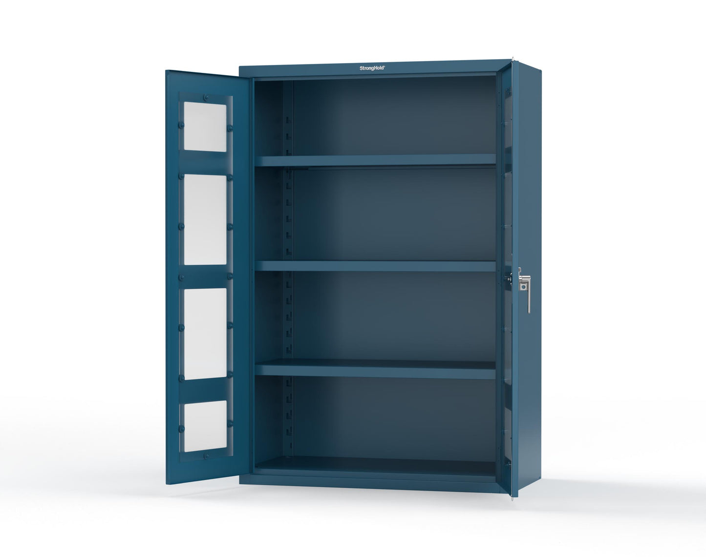 Heavy Duty 18 GA Cabinet with Clearview Doors - 48 in. W x 24 in. D x 72 in. H - 46-LD-243-P-5001