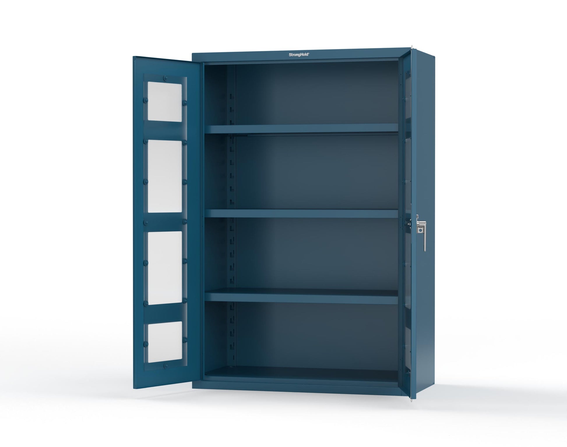 Heavy Duty 18 GA Cabinet with Clearview Doors - 48 in. W x 24 in. D x 72 in. H - 46-LD-243-P-5001