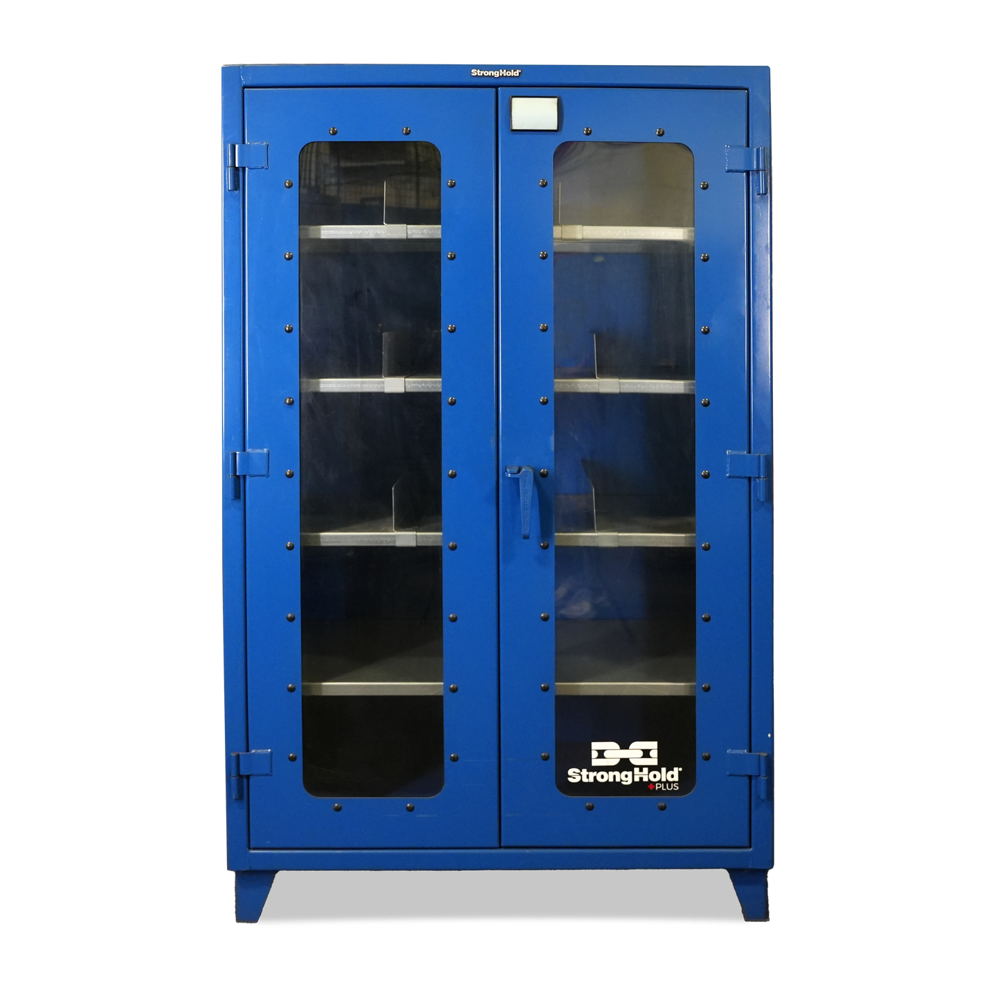 Extreme Duty 12 GA Clearview Cabinet with 4 Shelves - 48 In. W x 24 In. D x 78 In. H