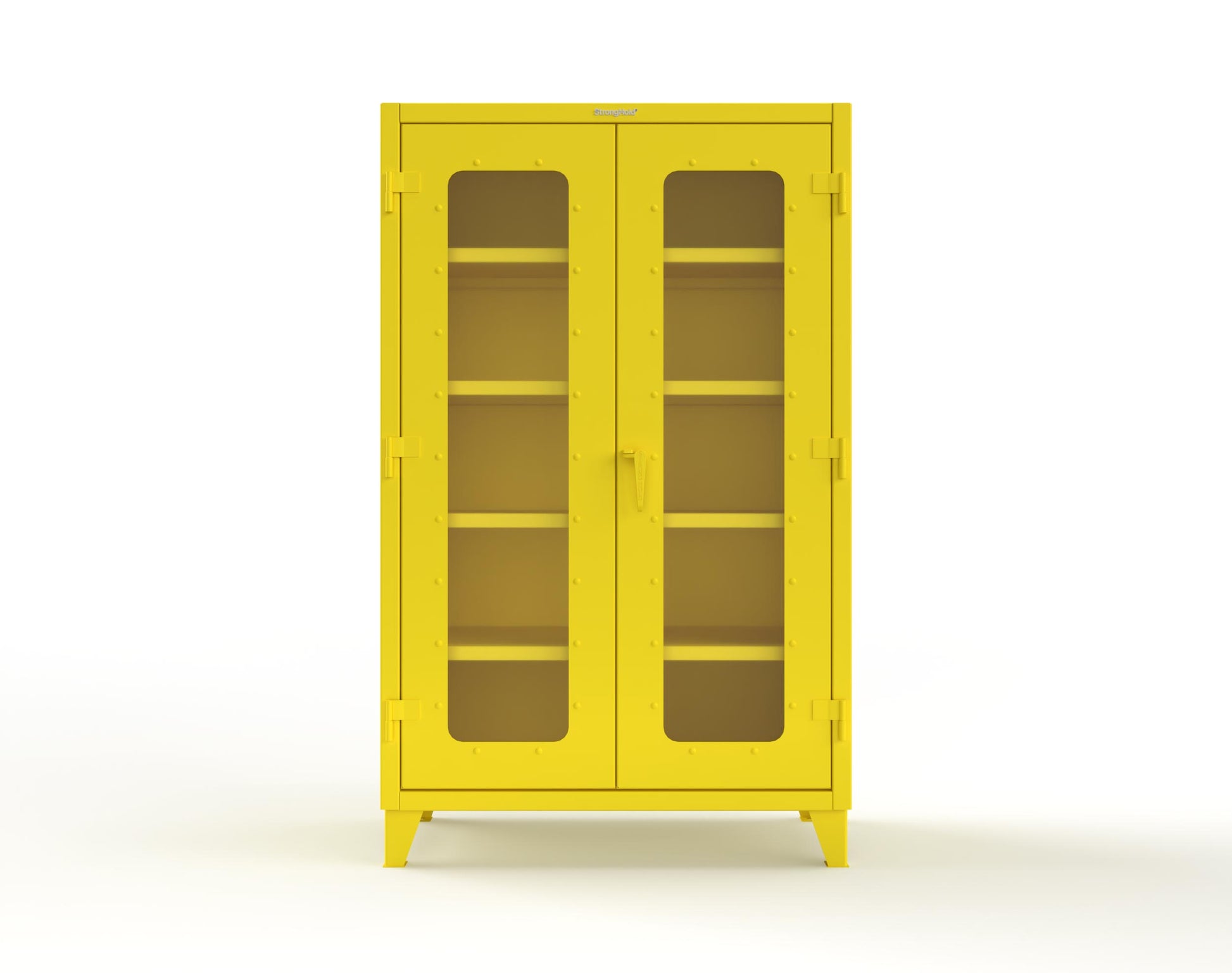 Extreme Duty 12 GA Clearview Cabinet with 4 Shelves - 48 In. W x 24 In. D x 78 In. H - 46-LD-244-1021