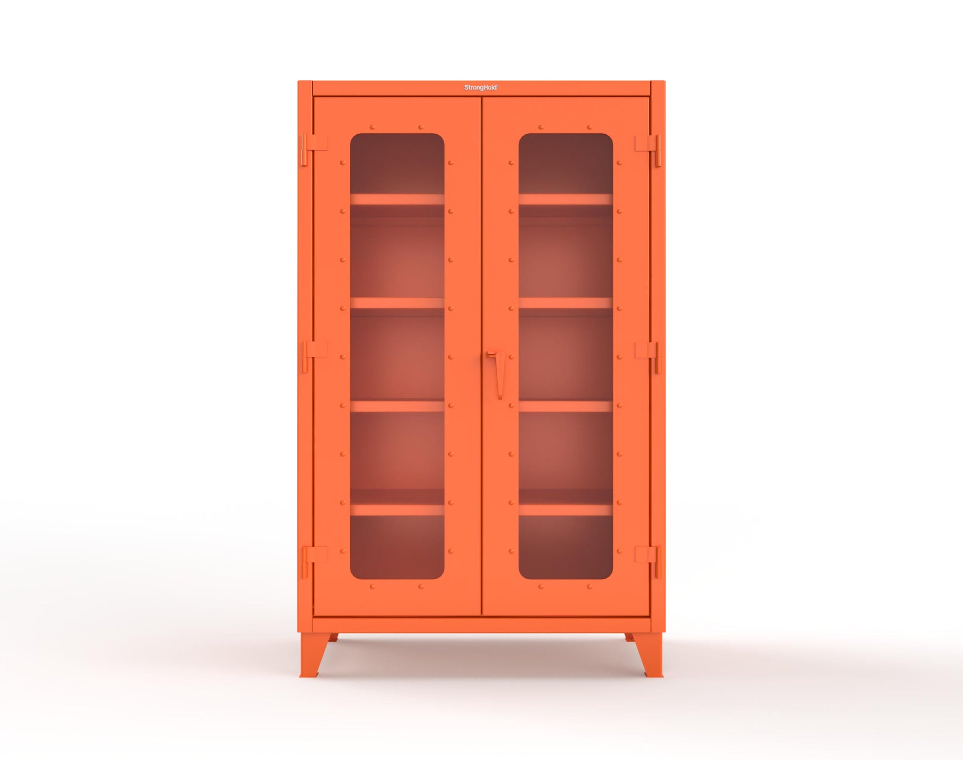 Extreme Duty 12 GA Clearview Cabinet with 4 Shelves - 48 In. W x 24 In. D x 78 In. H - 46-LD-244-2009