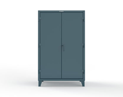 Extreme Duty 12 GA Cabinet with 4 Slide-Out Shelves, 6 Half-Width Drawers with Dividers - 48 In. W x 24 In. D x 78 In. H - 46-PB-244SOS-6/5DBPH-5001