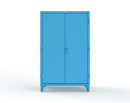 Extreme Duty 12 GA Cabinet with 4 Slide-Out Shelves, 6 Half-Width Drawers with Dividers - 48 In. W x 24 In. D x 78 In. H - 46-PB-244SOS-6/5DBPH-5012