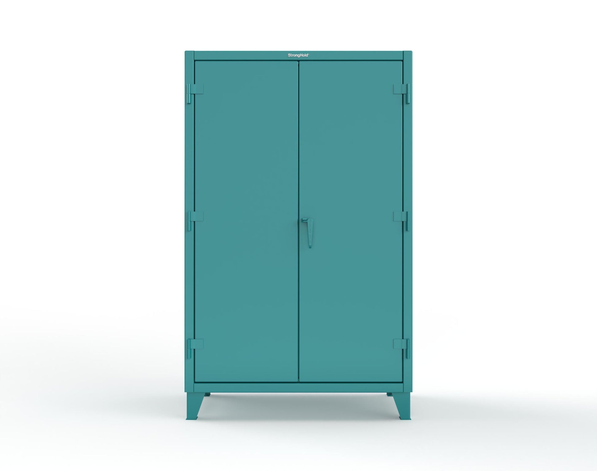 Extreme Duty 12 GA Cabinet with 4 Slide-Out Shelves, 6 Half-Width Drawers with Dividers - 48 In. W x 24 In. D x 78 In. H - 46-PB-244SOS-6/5DBPH-5021