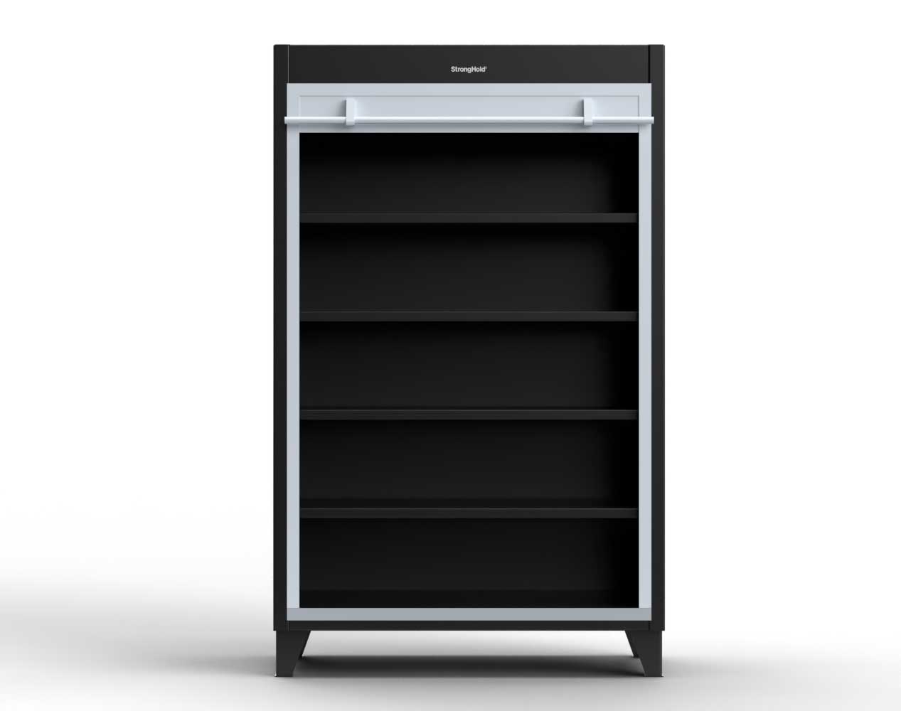 Extreme Duty 12 GA Cabinet with Roll-Up Door, 4 Shelves - 48 In. W x 24 In. D x 78 In. H