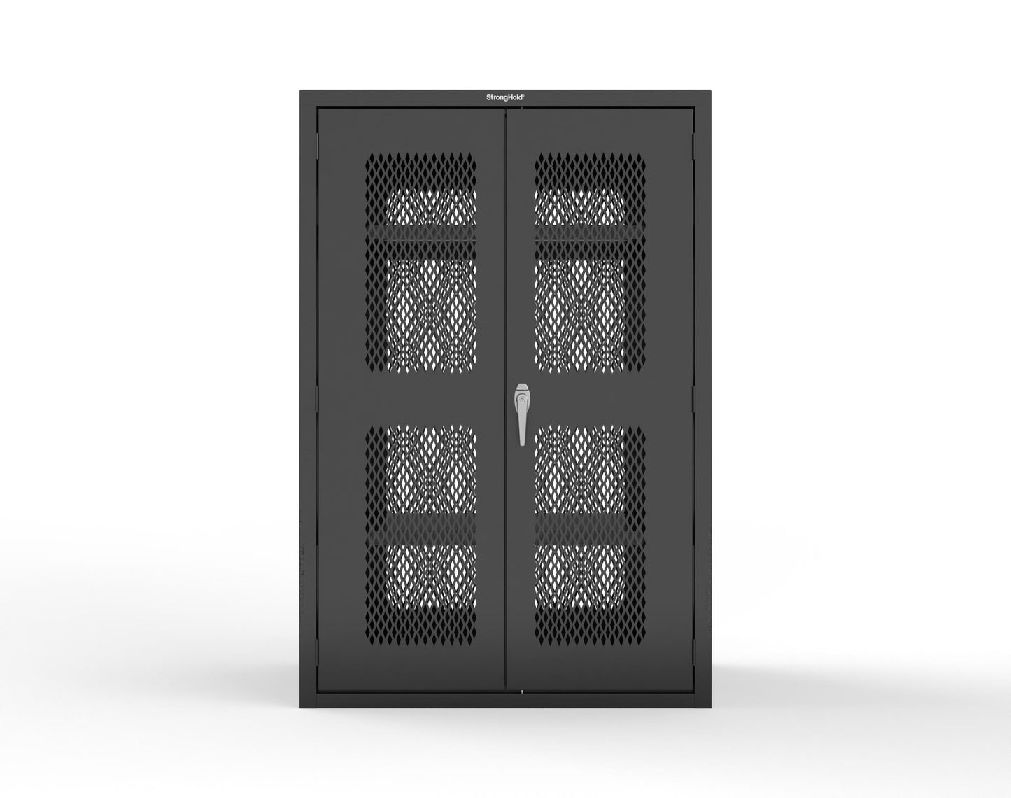 Heavy Duty 18 GA Ventilated Cabinet - 48 in. W x 24 in. D x 72 in. H - 46-VBS-243-P-9005