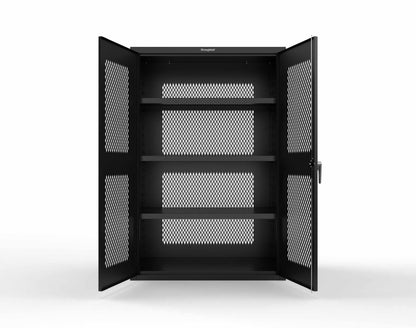 Heavy Duty 18 GA Ventilated Cabinet - 48 in. W x 24 in. D x 72 in. H - 46-VBS-243-P-9005