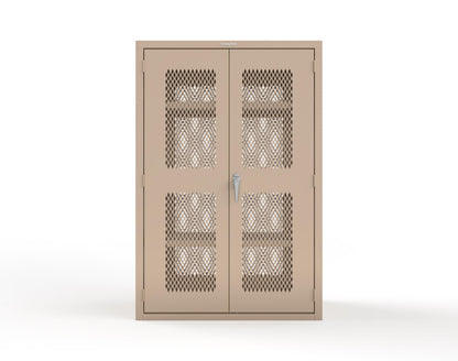 Heavy Duty 18 GA Ventilated Cabinet - 48 in. W x 24 in. D x 72 in. H - 46-VBS-243-P-1019