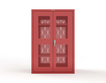 Heavy Duty 18 GA Ventilated Cabinet - 48 in. W x 24 in. D x 72 in. H - 46-VBS-243-P-3001