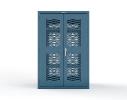 Heavy Duty 18 GA Ventilated Cabinet - 48 in. W x 24 in. D x 72 in. H - 46-VBS-243-P-5001