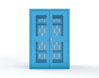 Heavy Duty 18 GA Ventilated Cabinet - 48 in. W x 24 in. D x 72 in. H - 46-VBS-243-P-5012