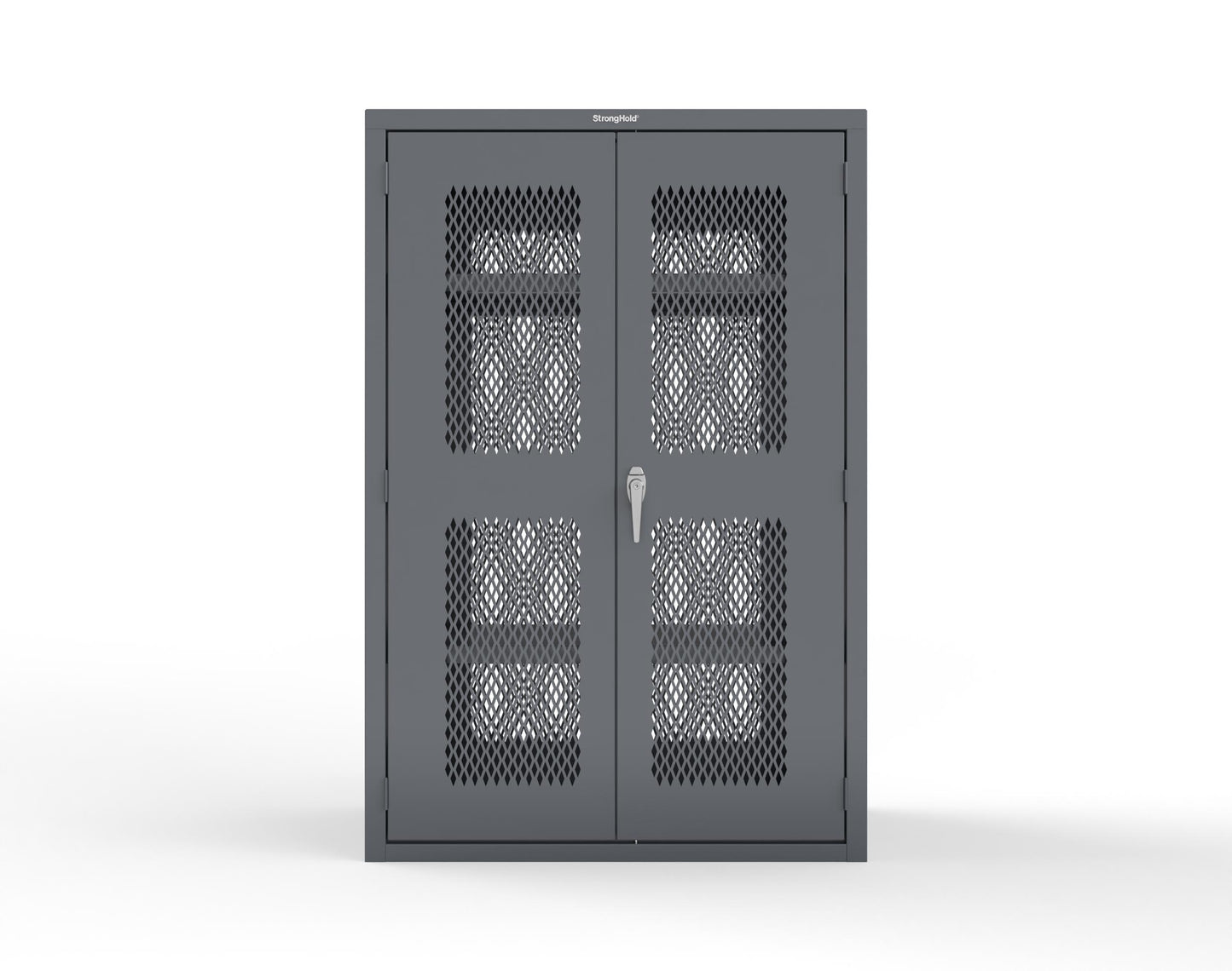 Heavy Duty 18 GA Ventilated Cabinet - 48 in. W x 24 in. D x 72 in. H - 46-VBS-243-P-7024