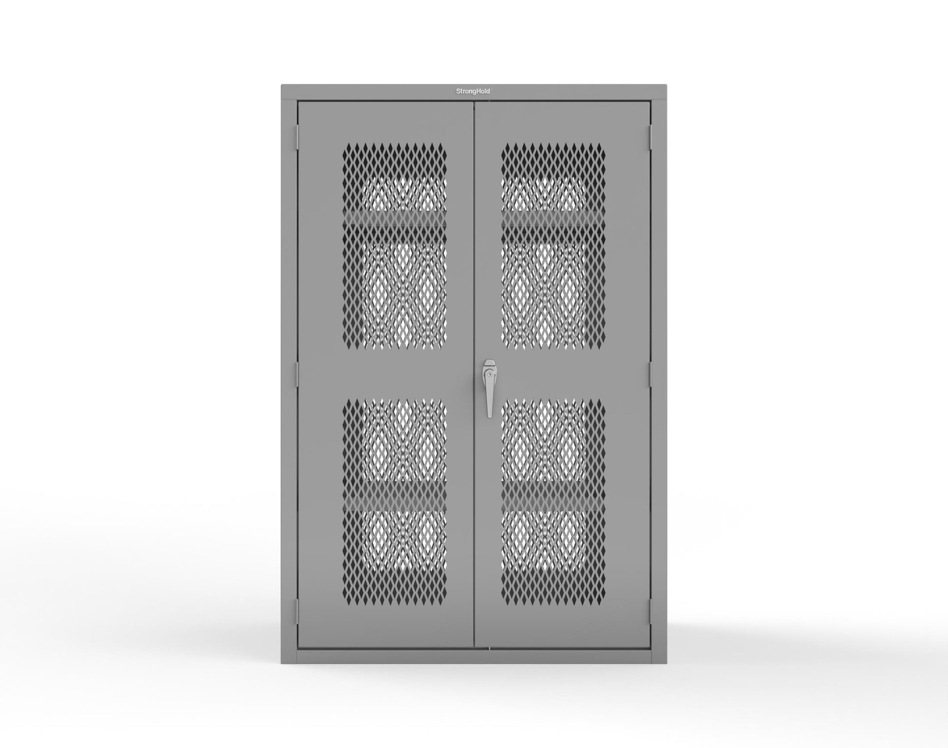 Heavy Duty 18 GA Ventilated Cabinet - 48 in. W x 24 in. D x 72 in. H - 46-VBS-243-P-7037
