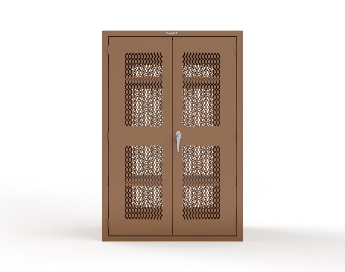 Heavy Duty 18 GA Ventilated Cabinet - 48 in. W x 24 in. D x 72 in. H - 46-VBS-243-P-8008