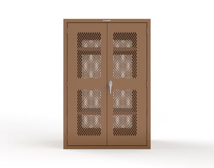Heavy Duty 18 GA Ventilated Cabinet - 48 in. W x 24 in. D x 72 in. H - 46-VBS-243-P-8008