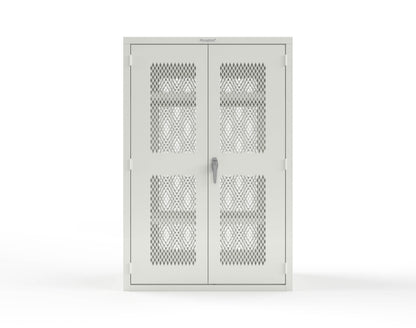 Heavy Duty 18 GA Ventilated Cabinet - 48 in. W x 24 in. D x 72 in. H - 46-VBS-243-P-9003