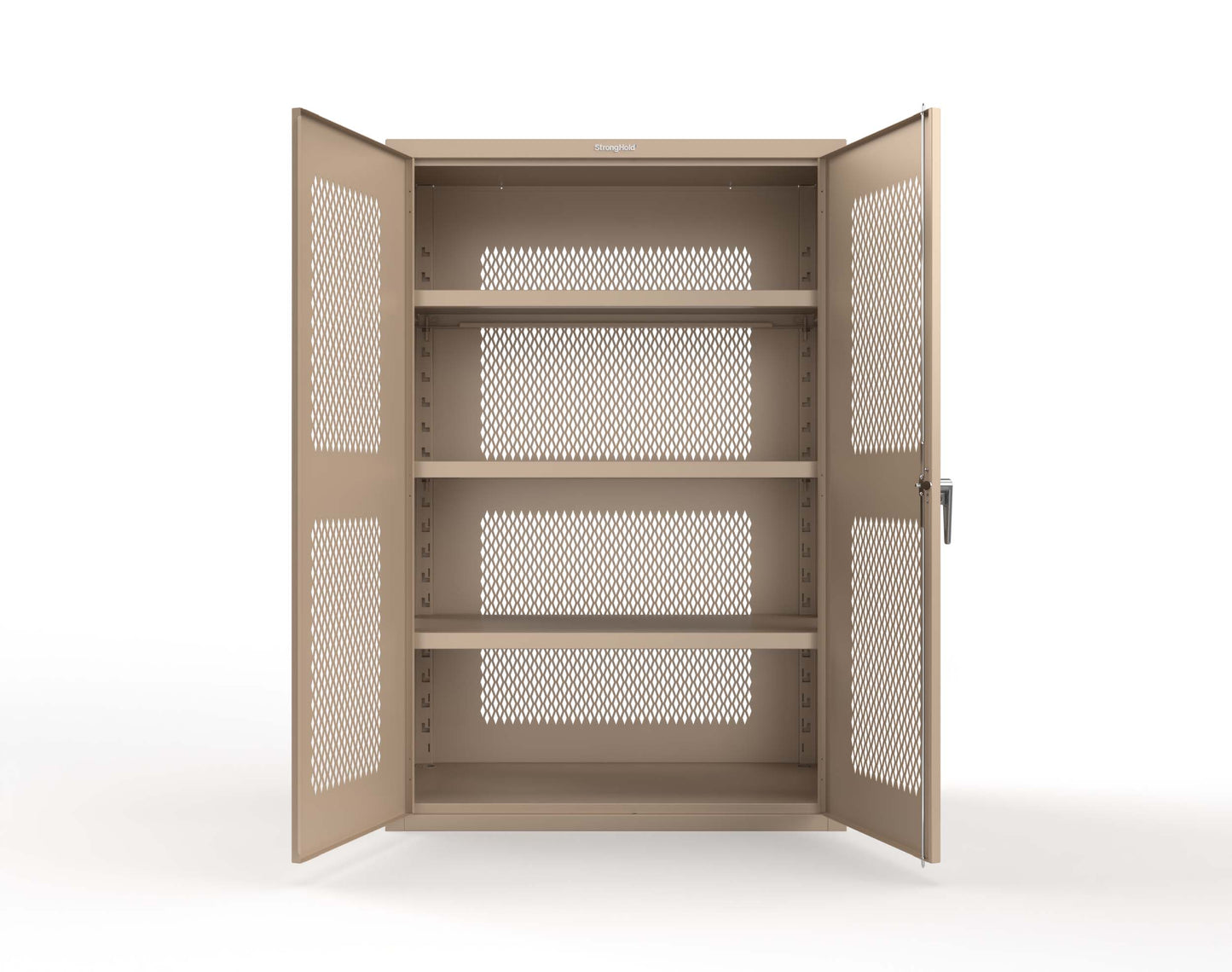 Heavy Duty 18 GA Ventilated Cabinet - 48 in. W x 24 in. D x 72 in. H - 46-VBS-243-P-1019