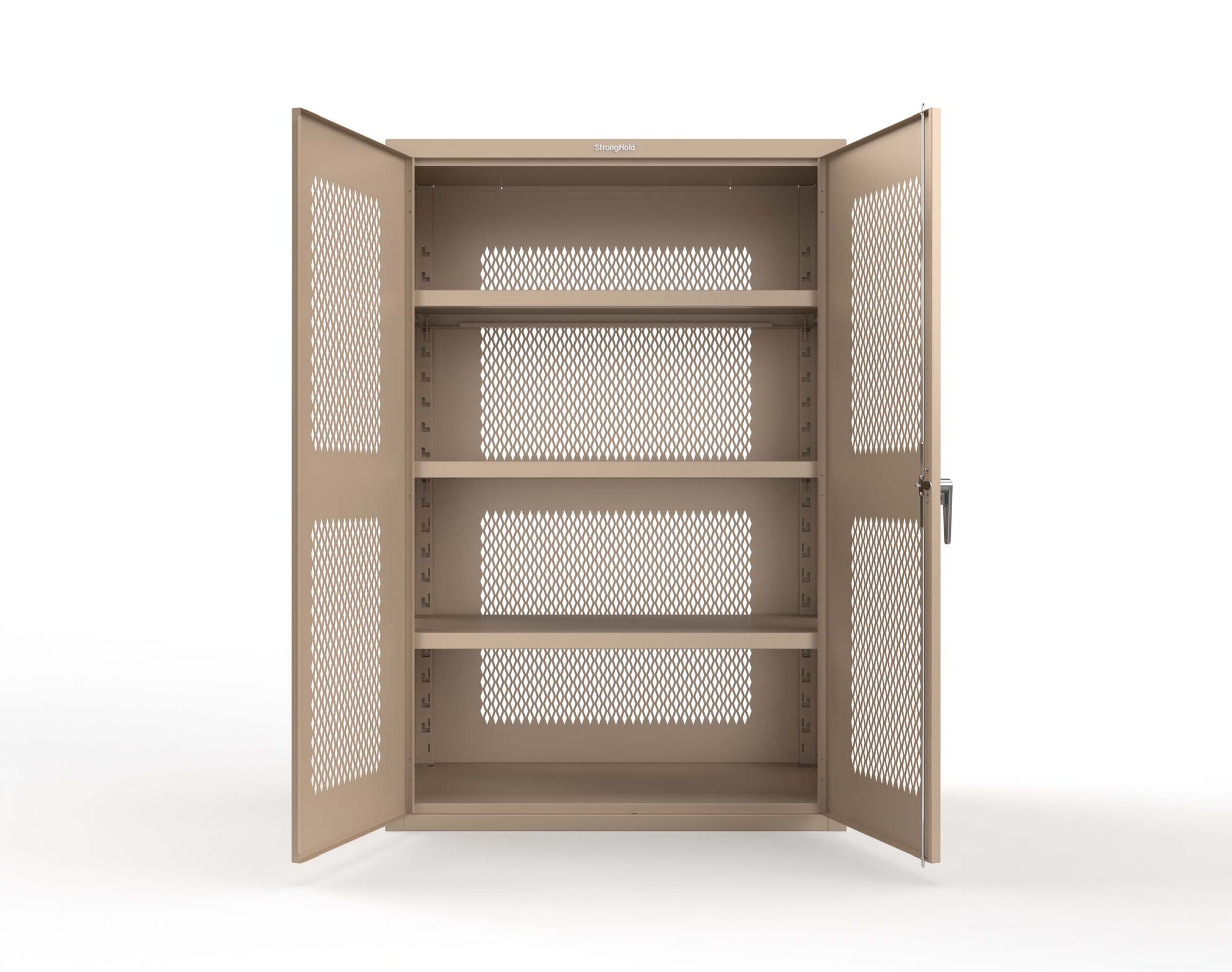 Heavy Duty 18 GA Ventilated Cabinet - 48 in. W x 24 in. D x 72 in. H - 46-VBS-243-P-1019