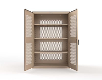 Heavy Duty 18 GA Ventilated Cabinet - 48 in. W x 24 in. D x 72 in. H - 46-VBS-243-P-1019