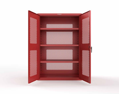 Heavy Duty 18 GA Ventilated Cabinet - 48 in. W x 24 in. D x 72 in. H - 46-VBS-243-P-3001