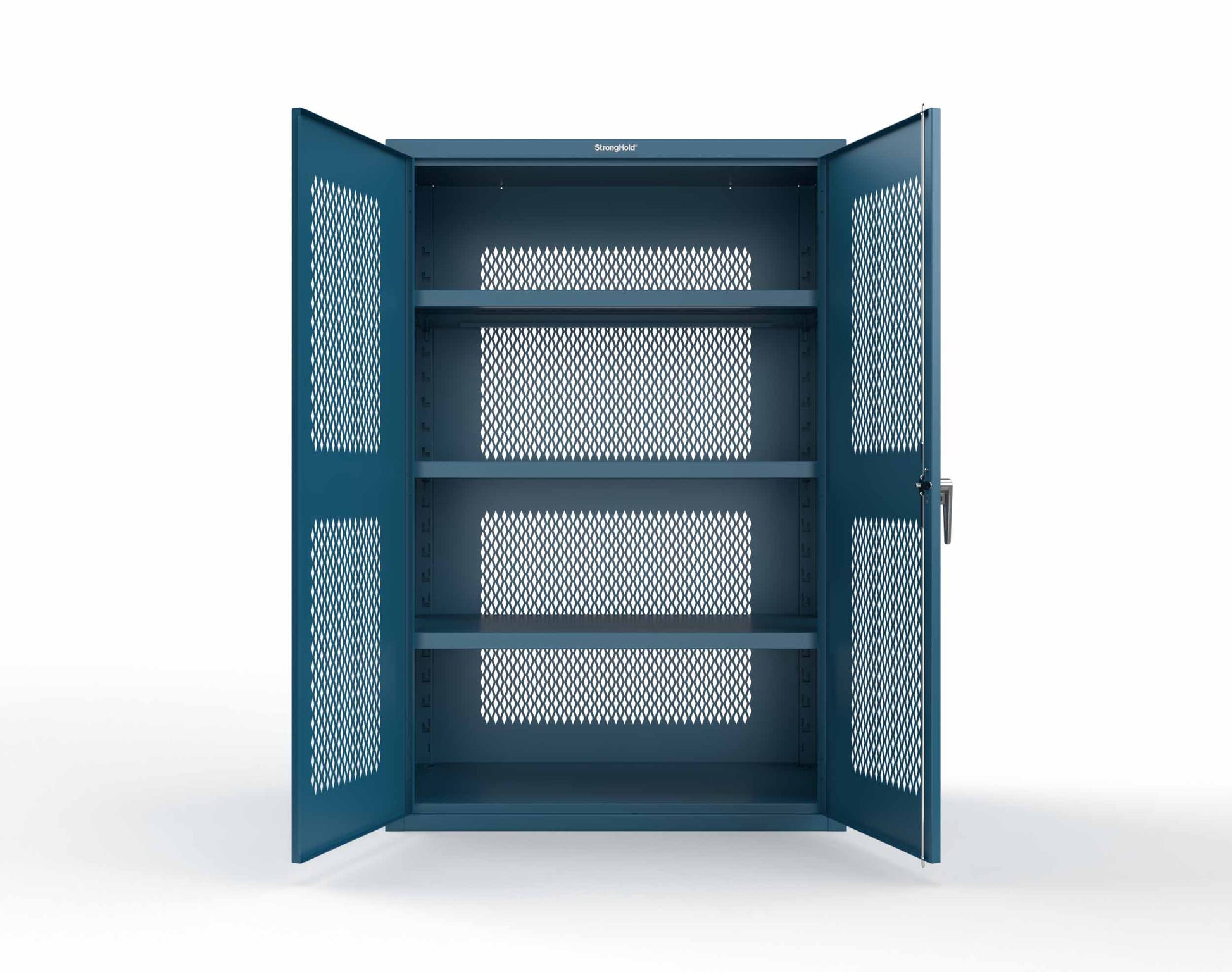 Heavy Duty 18 GA Ventilated Cabinet - 48 in. W x 24 in. D x 72 in. H - 46-VBS-243-P-5001