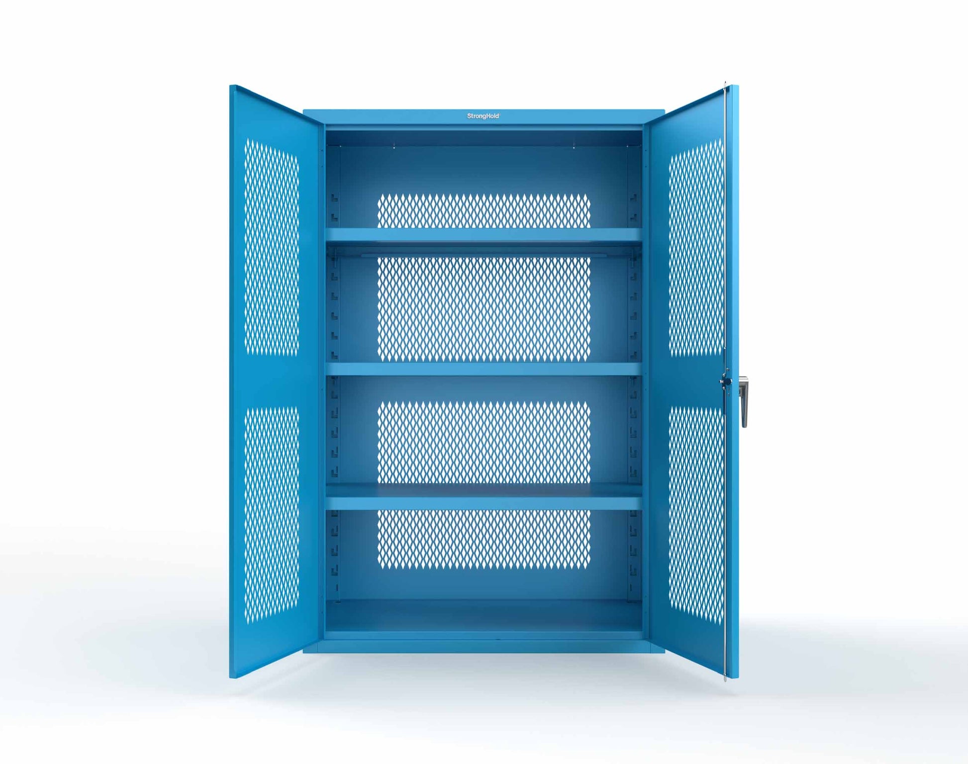 Heavy Duty 18 GA Ventilated Cabinet - 48 in. W x 24 in. D x 72 in. H - 46-VBS-243-P-5012