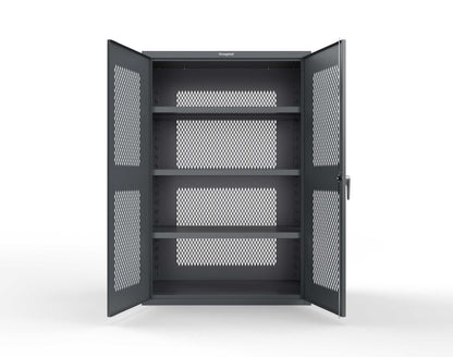 Heavy Duty 18 GA Ventilated Cabinet - 48 in. W x 24 in. D x 72 in. H - 46-VBS-243-P-7024