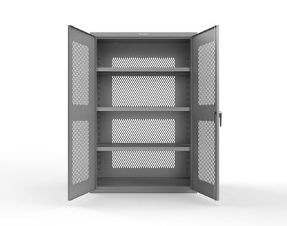 Heavy Duty 18 GA Ventilated Cabinet - 48 in. W x 24 in. D x 72 in. H - 46-VBS-243-P-7037