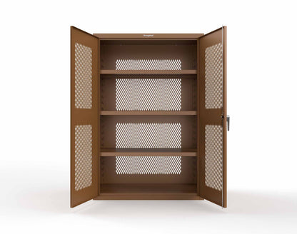 Heavy Duty 18 GA Ventilated Cabinet - 48 in. W x 24 in. D x 72 in. H - 46-VBS-243-P-8008