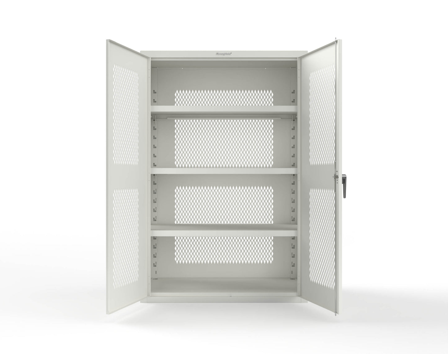 Heavy Duty 18 GA Ventilated Cabinet - 48 in. W x 24 in. D x 72 in. H - 46-VBS-243-P-9003