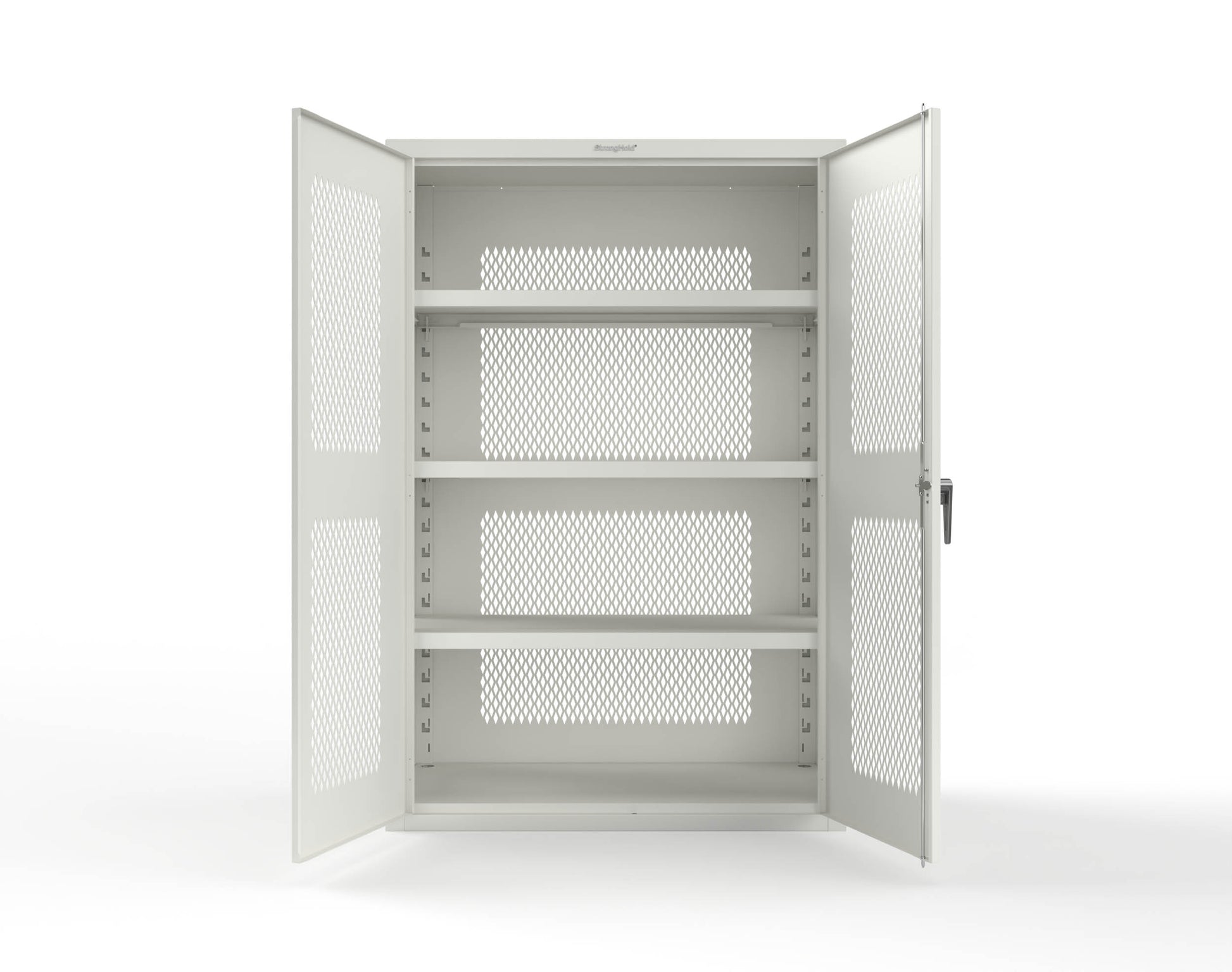 Heavy Duty 18 GA Ventilated Cabinet - 48 in. W x 24 in. D x 72 in. H - 46-VBS-243-P-9003
