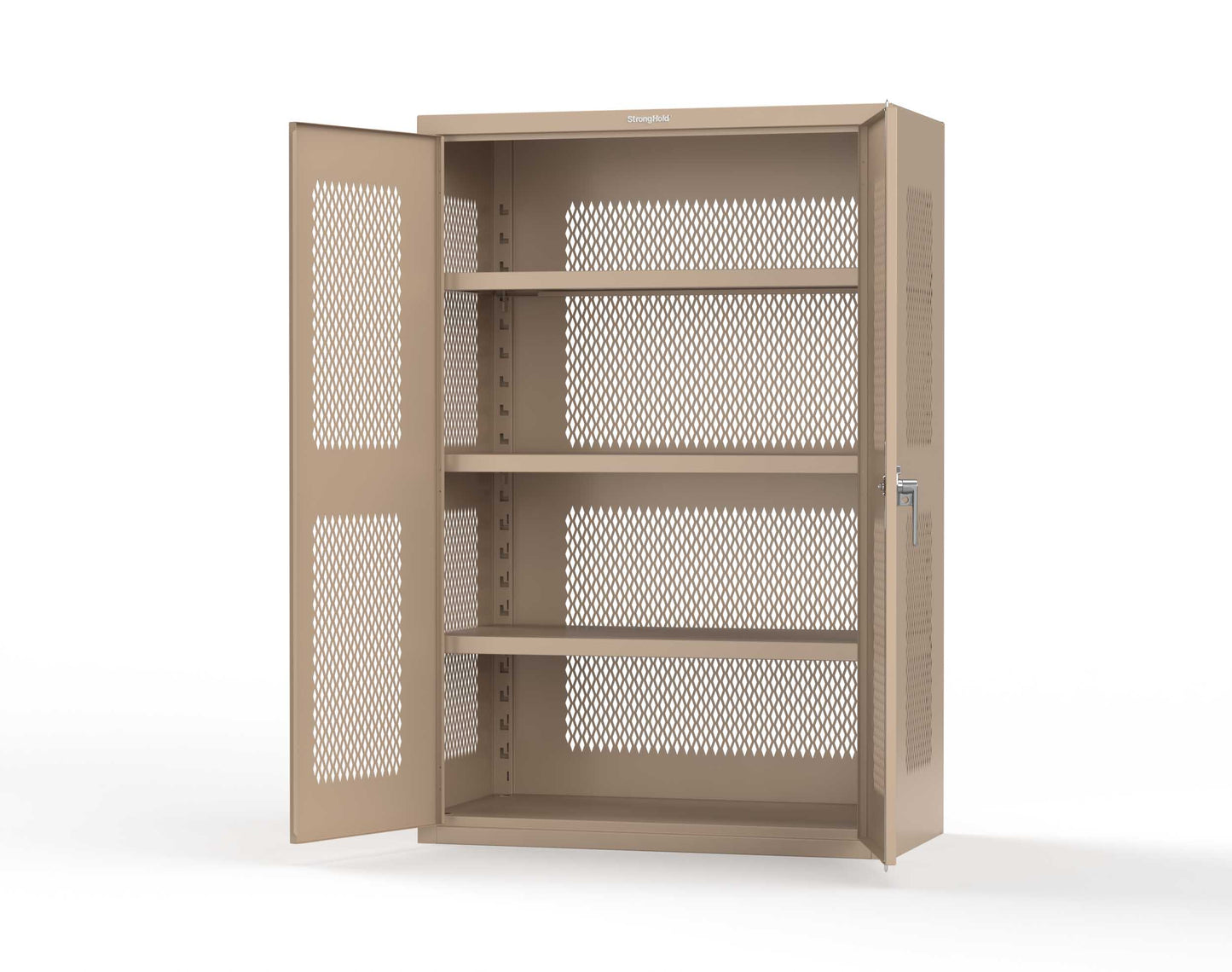 Heavy Duty 18 GA Ventilated Cabinet - 48 in. W x 24 in. D x 72 in. H - 46-VBS-243-P-1019