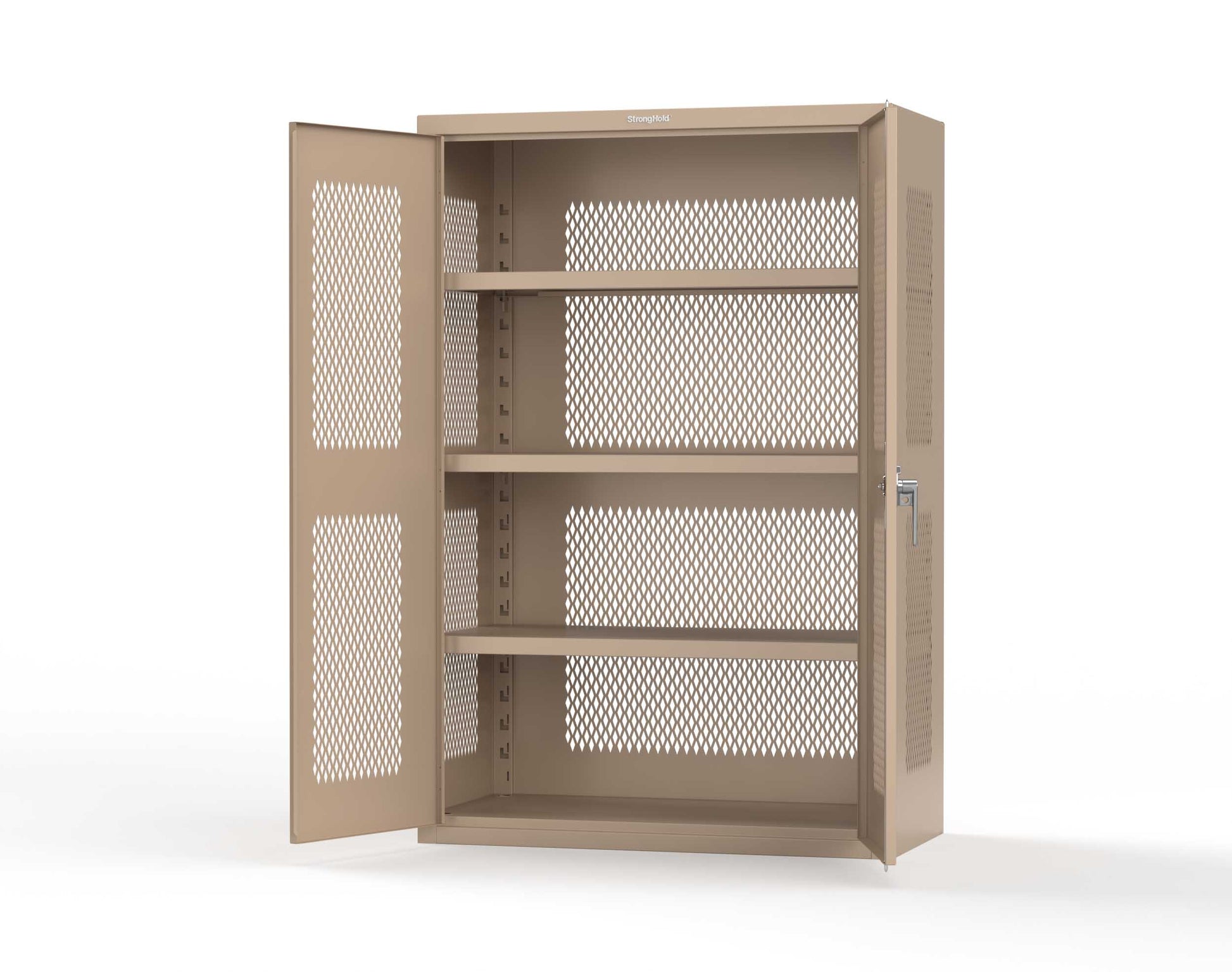 Heavy Duty 18 GA Ventilated Cabinet - 48 in. W x 24 in. D x 72 in. H - 46-VBS-243-P-1019