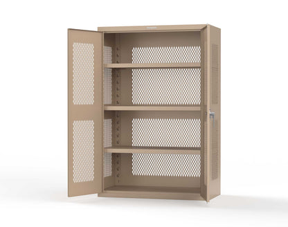 Heavy Duty 18 GA Ventilated Cabinet - 48 in. W x 24 in. D x 72 in. H - 46-VBS-243-P-1019