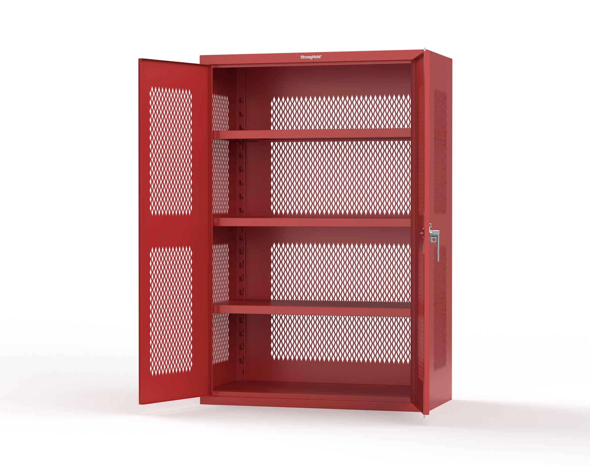 Heavy Duty 18 GA Ventilated Cabinet - 48 in. W x 24 in. D x 72 in. H - 46-VBS-243-P-3001