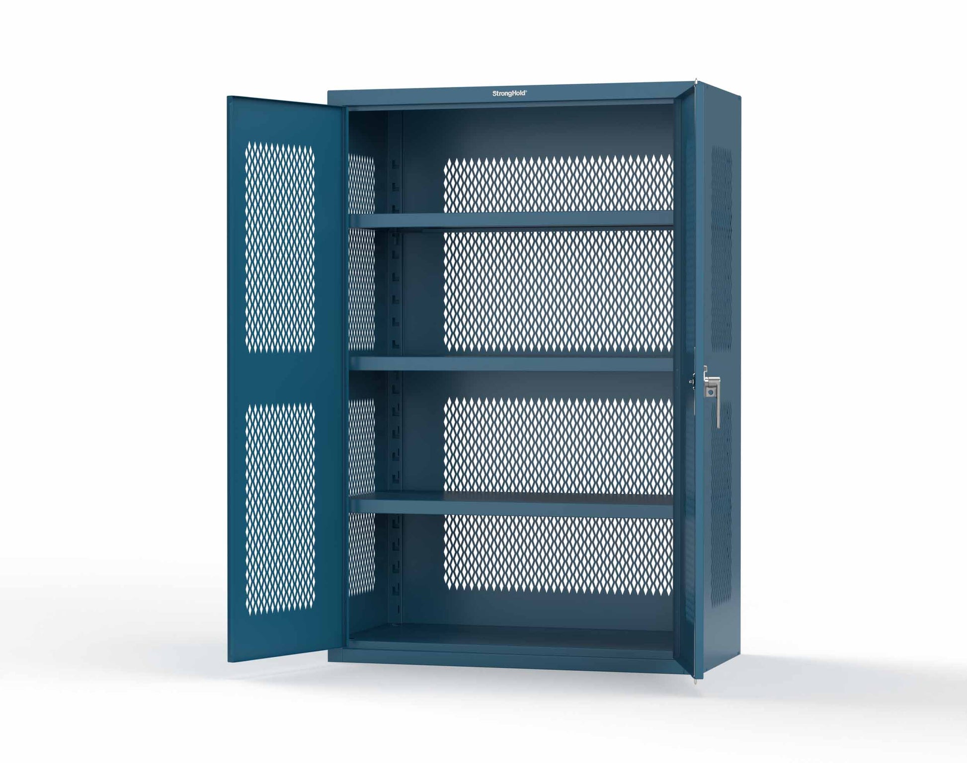 Heavy Duty 18 GA Ventilated Cabinet - 48 in. W x 24 in. D x 72 in. H - 46-VBS-243-P-5001
