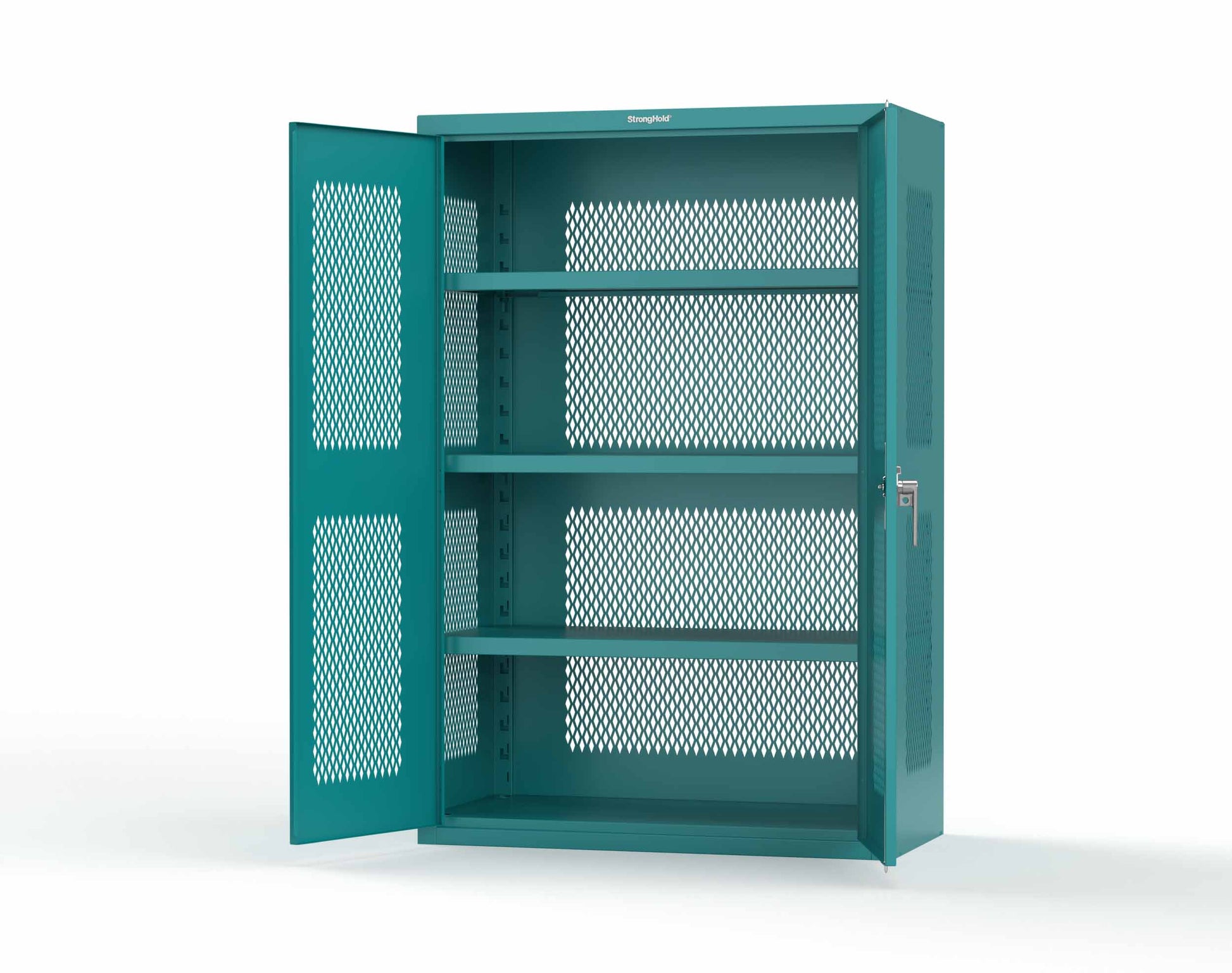 Heavy Duty 18 GA Ventilated Cabinet - 48 in. W x 24 in. D x 72 in. H - 46-VBS-243-P-5021