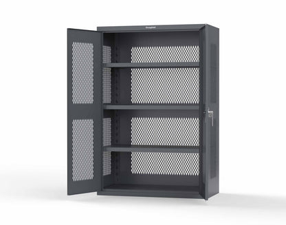 Heavy Duty 18 GA Ventilated Cabinet - 48 in. W x 24 in. D x 72 in. H - 46-VBS-243-P-7024