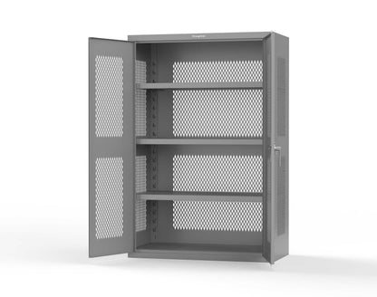 Heavy Duty 18 GA Ventilated Cabinet - 48 in. W x 24 in. D x 72 in. H - 46-VBS-243-P-7037