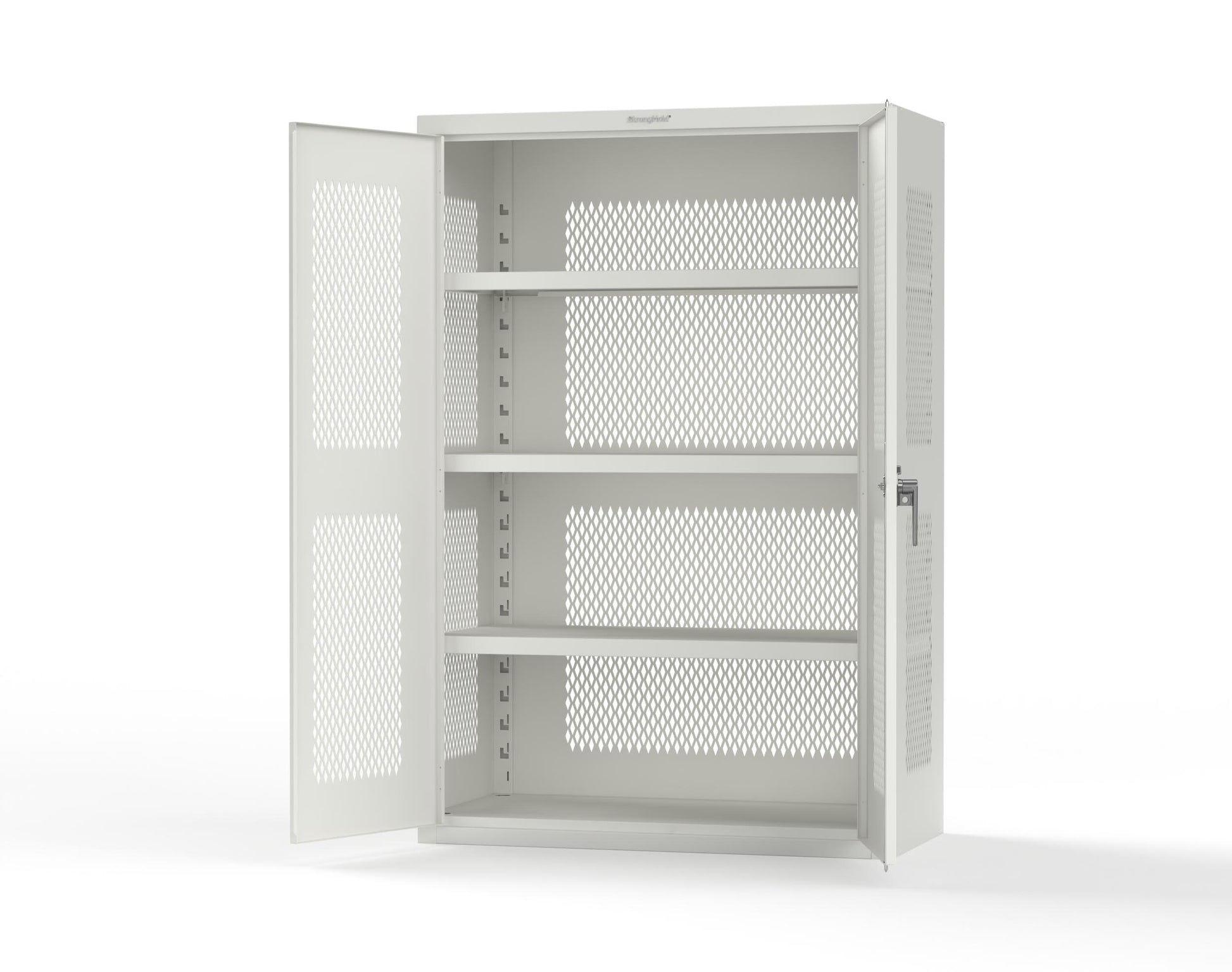 Heavy Duty 18 GA Ventilated Cabinet - 48 in. W x 24 in. D x 72 in. H - 46-VBS-243-P-9003