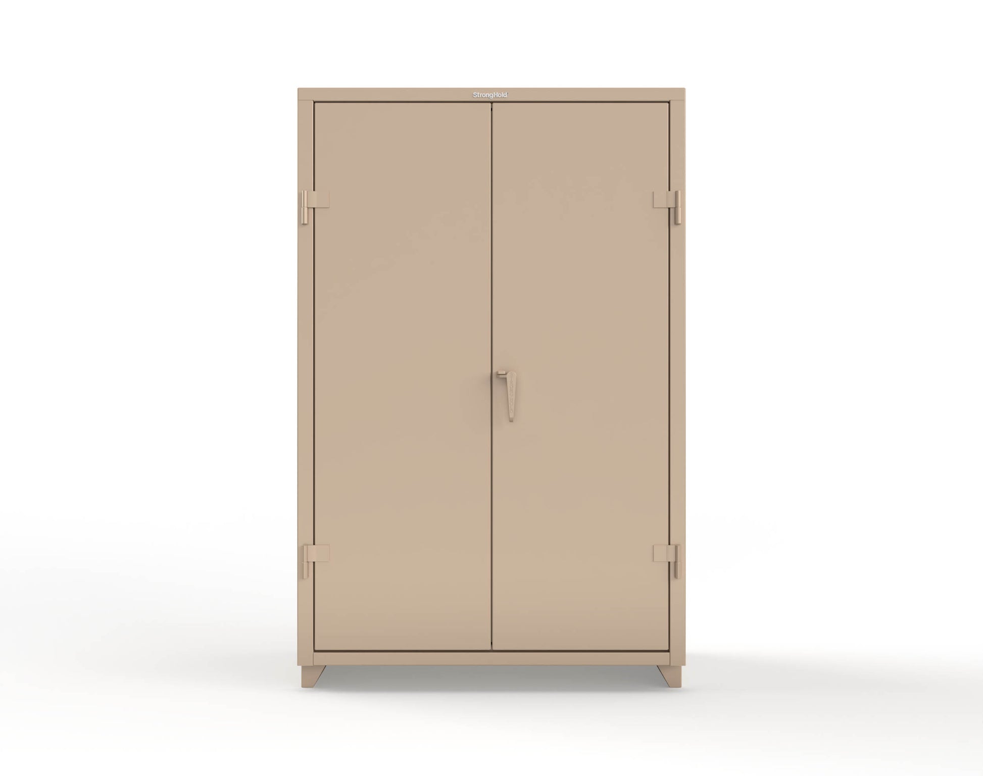 Extra Heavy Duty 14 GA Uniform Cabinet with 4 Shelves - 48 In. W x 24 In. D x 75 In. H - 46-W-244-L-1019