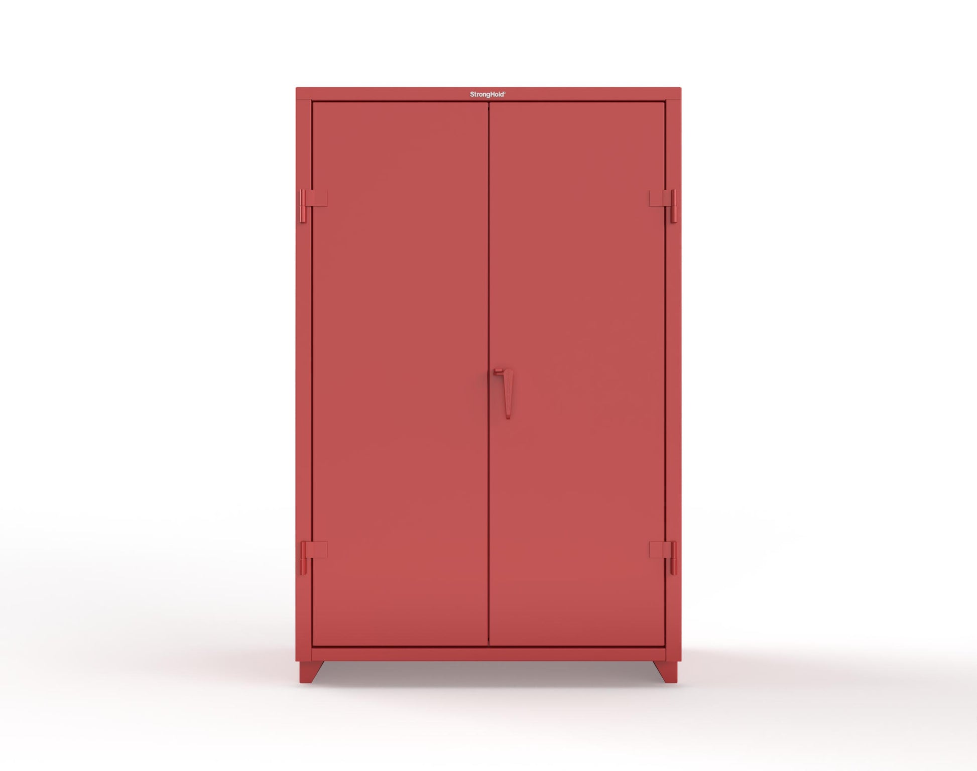 Extra Heavy Duty 14 GA Uniform Cabinet with 4 Shelves - 48 In. W x 24 In. D x 75 In. H - 46-W-244-L-3001