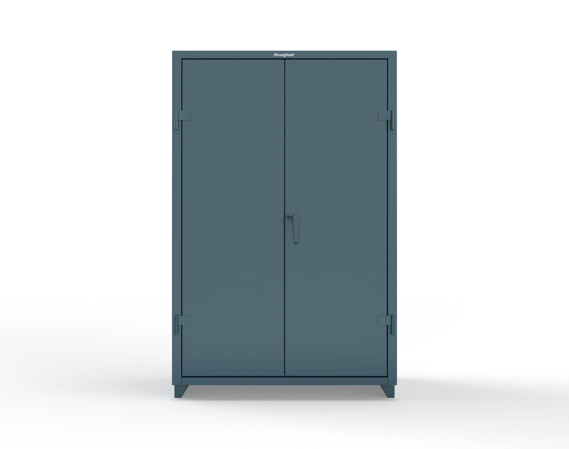 Extra Heavy Duty 14 GA Uniform Cabinet with 4 Shelves - 48 In. W x 24 In. D x 75 In. H - 46-W-244-L-5001
