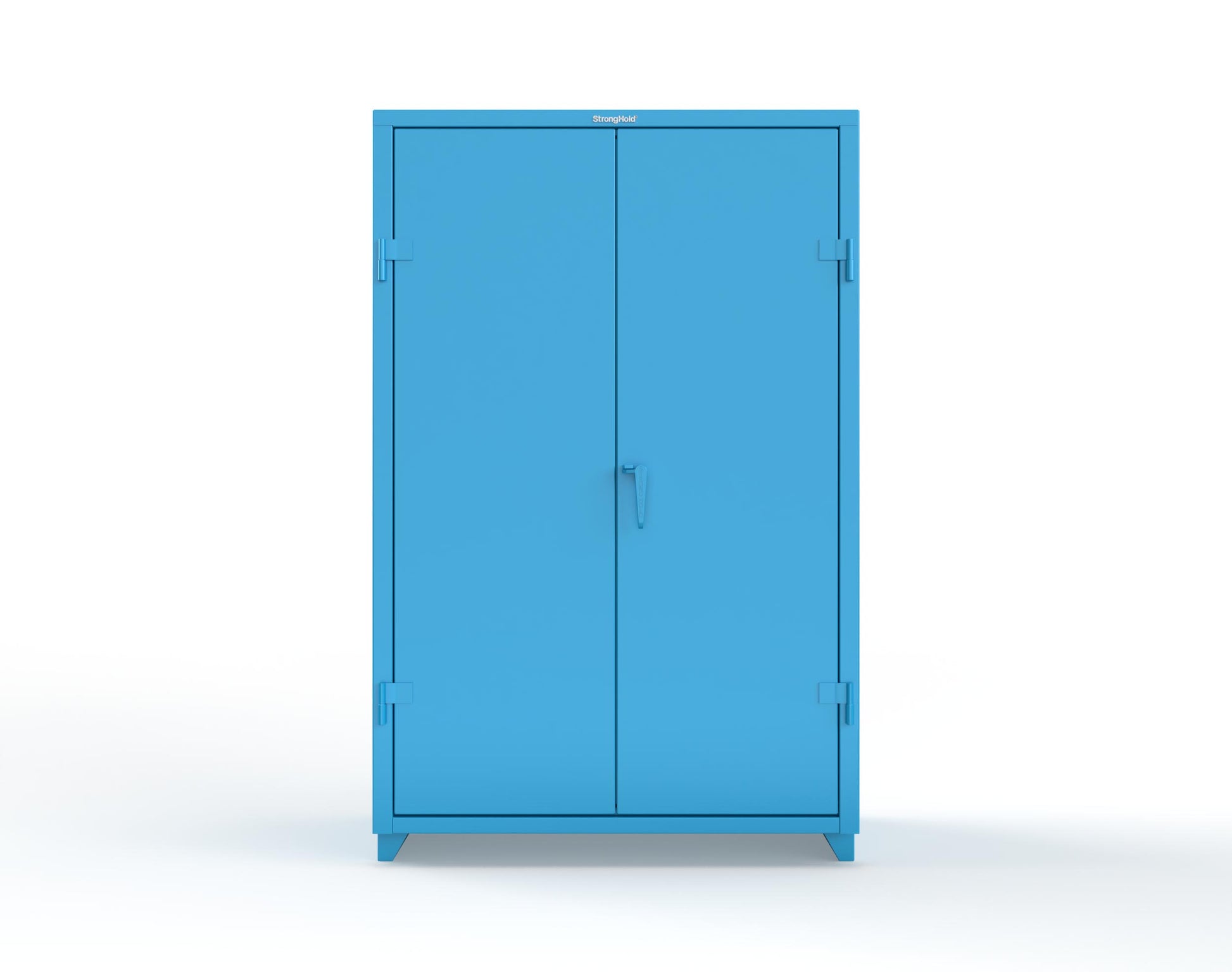 Extra Heavy Duty 14 GA Uniform Cabinet with 4 Shelves - 48 In. W x 24 In. D x 75 In. H - 46-W-244-L-5012