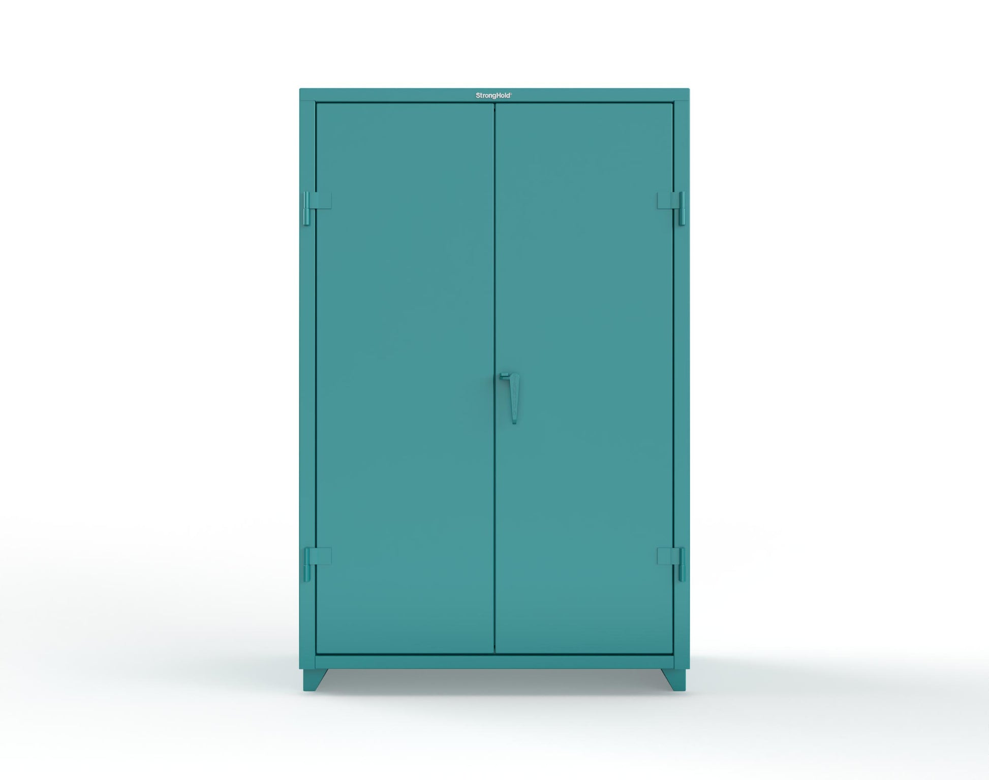Extra Heavy Duty 14 GA Uniform Cabinet with 4 Shelves - 48 In. W x 24 In. D x 75 In. H - 46-W-244-L-5021