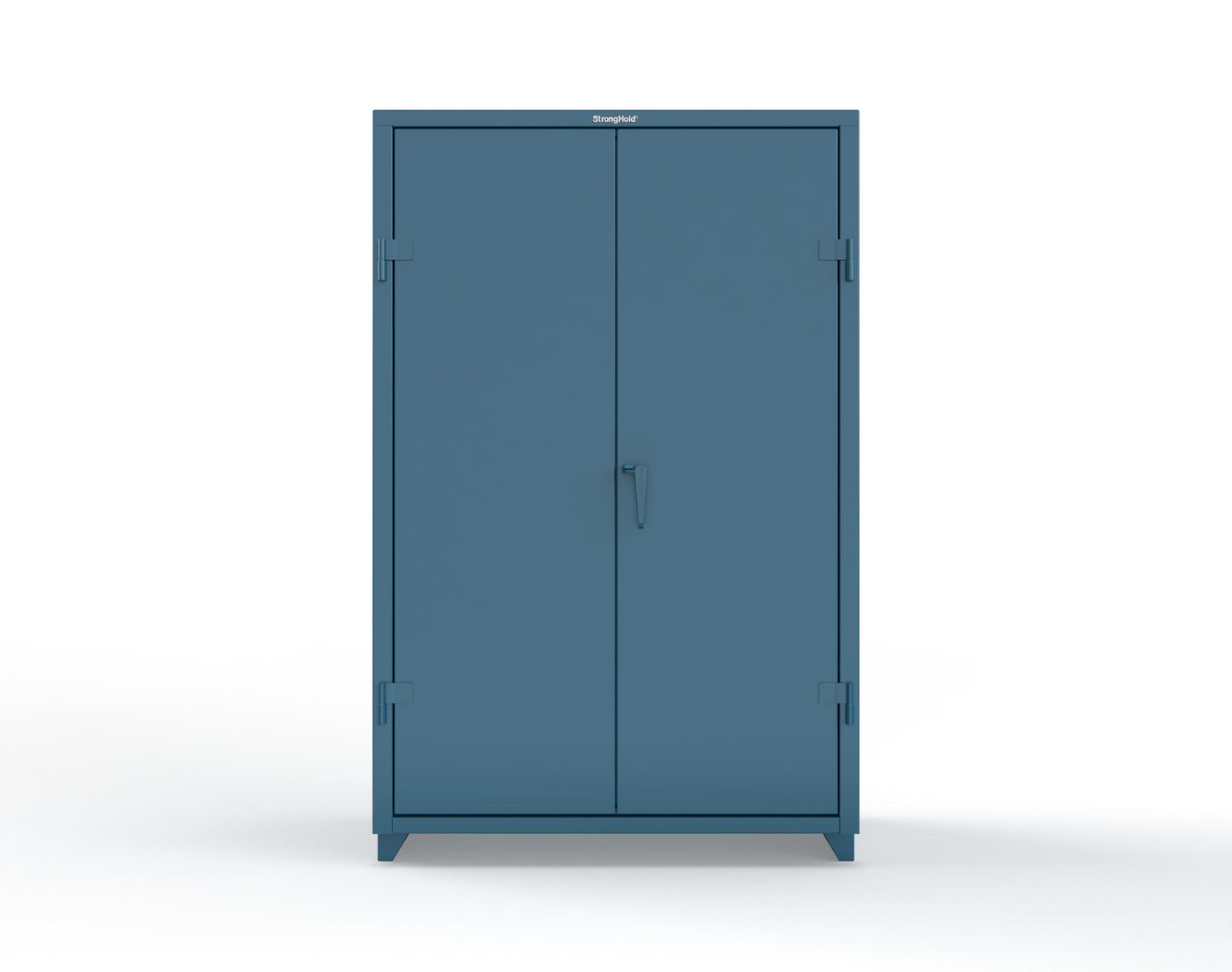 Extra Heavy Duty 14 GA Uniform Cabinet with 4 Shelves - 48 In. W x 24 In. D x 75 In. H - 46-W-244-L-5001