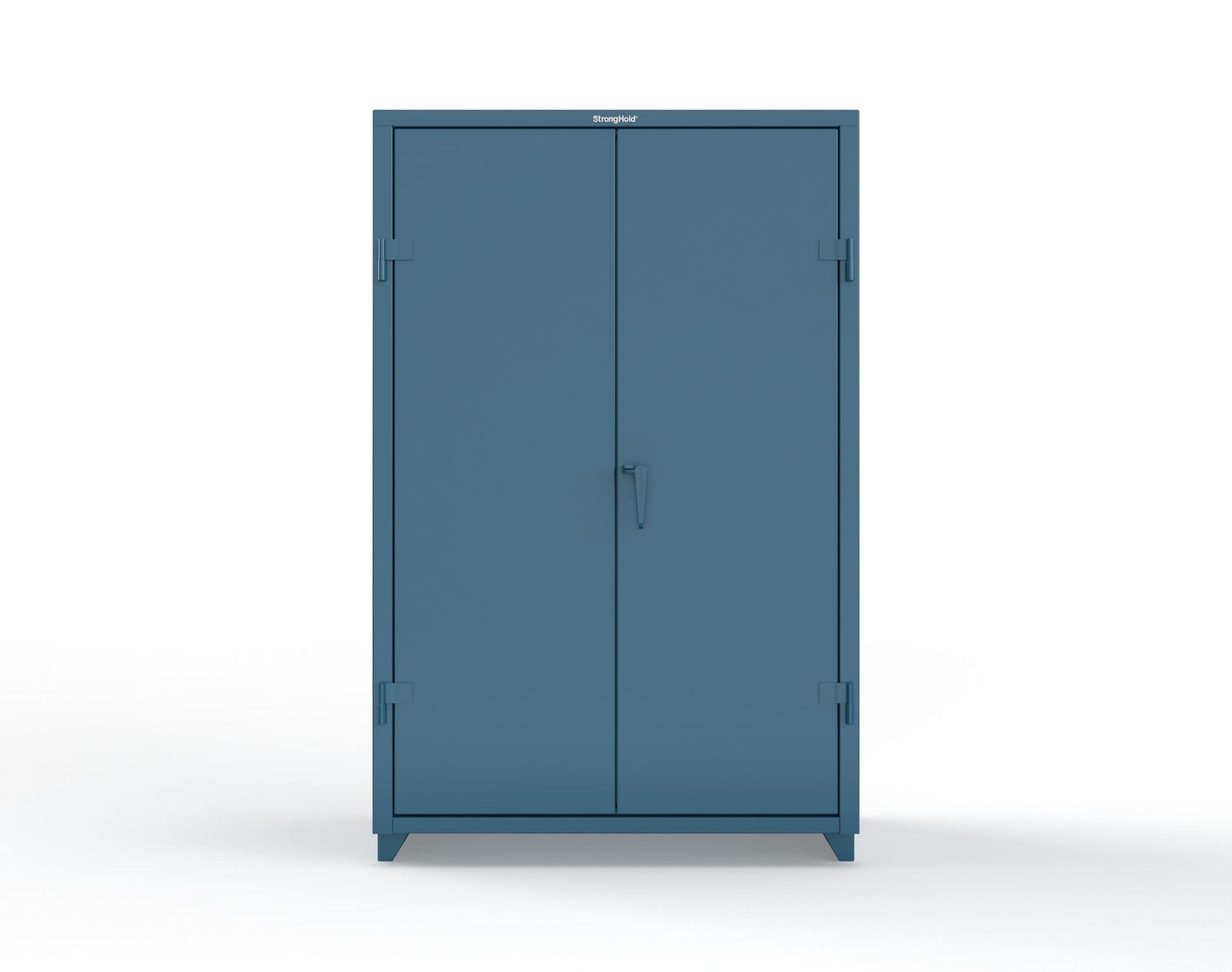 Extra Heavy Duty 14 GA Uniform Cabinet with 4 Shelves - 48 In. W x 24 In. D x 75 In. H - 46-W-244-L-5001