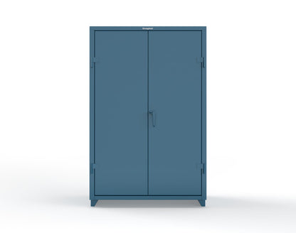 Extra Heavy Duty 14 GA Uniform Cabinet with 4 Shelves - 48 In. W x 24 In. D x 75 In. H - 46-W-244-L-5001