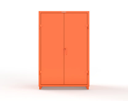 Extra Heavy Duty 14 GA Uniform Cabinet with 5 Shelves - 48 In. W x 24 In. D x 75 In. H - 46-W-245-L-2009