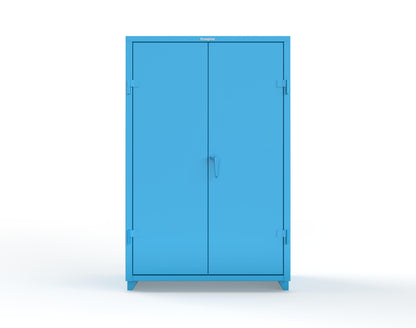 Extra Heavy Duty 14 GA Uniform Cabinet with 5 Shelves - 48 In. W x 24 In. D x 75 In. H - 46-W-245-L-5012